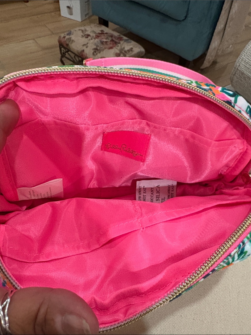 Lilly Pulitzer belt belt bag new without tags back zipper pocket - Picture 3 of 8